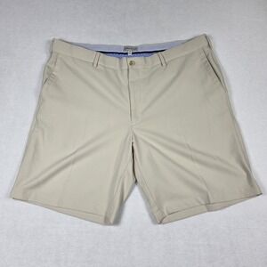 Peter Millar Salem‎ Performance Golf Shorts Men's Sz 40 Beige